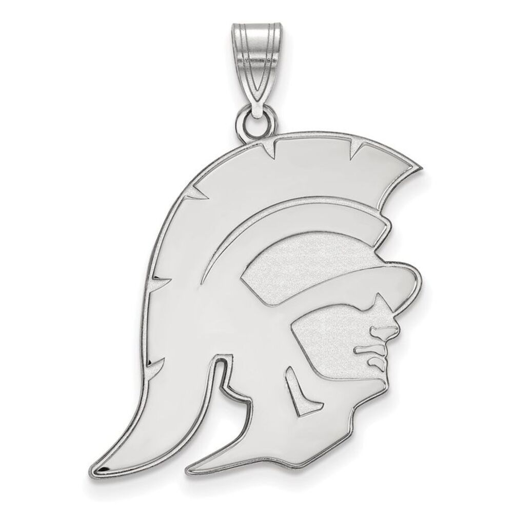 Sterling Silver University of Southern California XL Trojan Pendant
